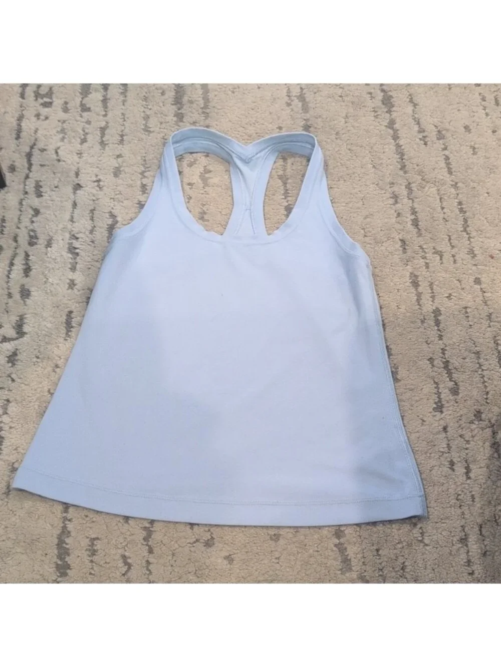 Lululemon Cool Racerback Shorter Length *Nulu Blue Linen